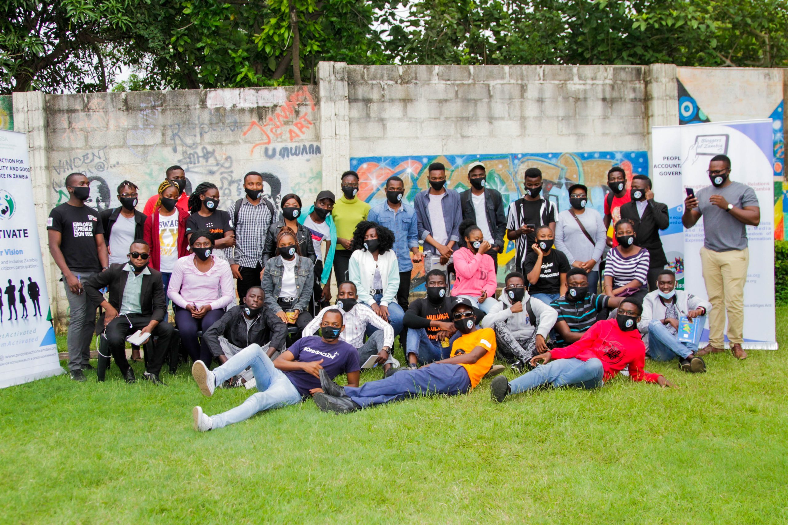 Participants  of the Public Resource Management Training and Poetry Slam